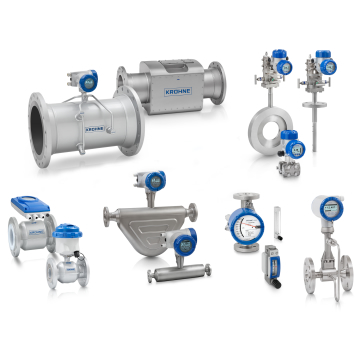 KROHNE electromagnetic flowmeter OPTIBAR DP 7060 (with orifice meter run assembly)